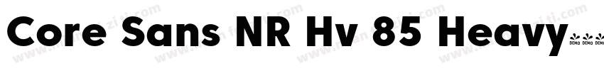 Core Sans NR Hv 85 Heavy字体转换